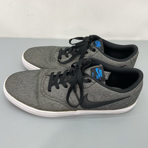NIKE SB Check Solar Shoes Sneakers Athletic Casual Canvas Gray Mens 11 - Picture 7 of 14